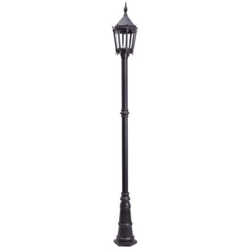 4856 4 Liv Columna liviana con Farol Frances techo cerrado